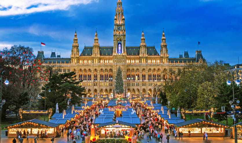 Mercatini di Natale, Municipio di Vienna