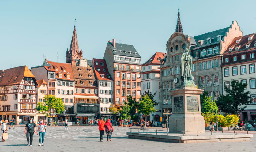 Piazza Kléber, Strasburgo Piazza Kléber, Strasburgo
