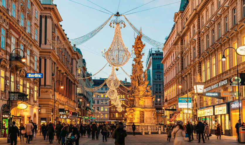 Addobbi natalizi a Vienna