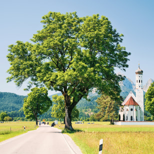 Strada panoramica in Bavaria