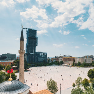 Piazza Skanderbeg ,Tirana