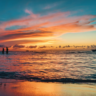 Tramonto nell'Isola di Holbox