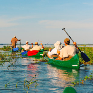 Escursione in canoa sul fiume Zambesi
