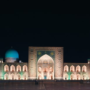 Piazza Registan, Samarcanda &copy;Michele Dalla Palma