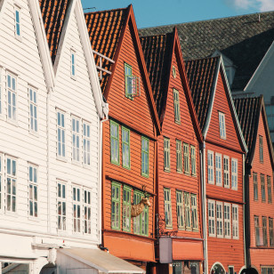 Casette tipiche a Bergen