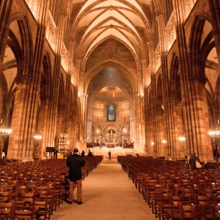 Interno della Cattedrale di Notre Dame, Strasburgo