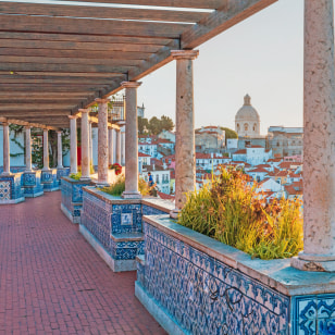 Miradouro de Santa Luzia, Alfama, Lisbona