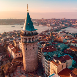 Veduta aerea di Istanbul