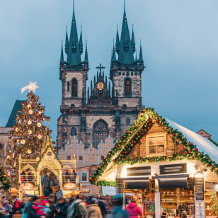 Mercatini di Natale nella Piazza della Città Vecchia di Praga