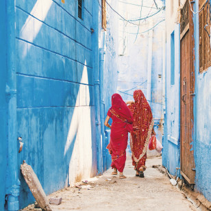 Case blu di Jodhpur
