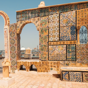 Arco storico nella Medina di Tunisi