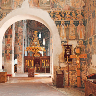 Interno del Monastero di Novo Hopovo