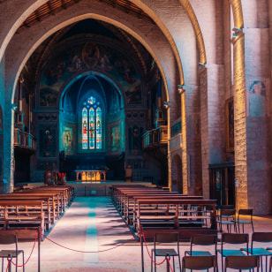 Interno della cattedrale di Gubbio