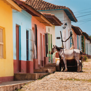 Case colorate a Trinidad