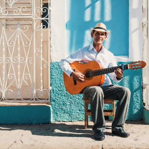 Musicista a Trinidad