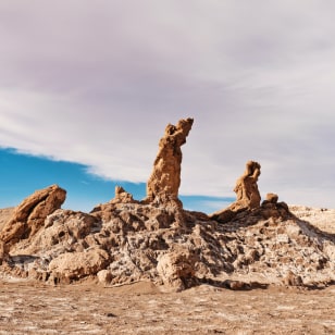 Las tres Marias, formazione rocciosa naturale nella Valle della Luna