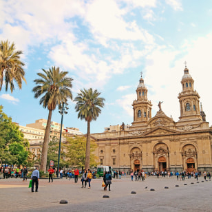 Cattedrale Metropolitana in Piazza de Armas, Santiago del Cile
