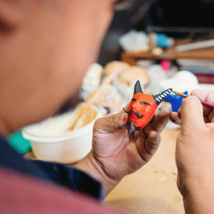 Laboratorio di pittura Alebrijes, Oaxaca
