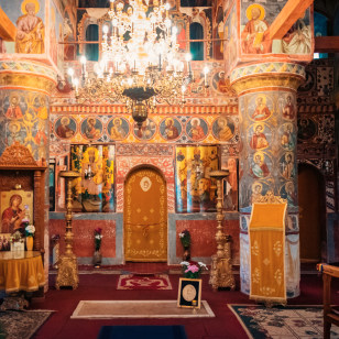 Interno del monastero di Snagov