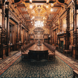 Interno del Castello di Peleș