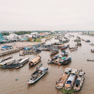 Mercato galleggiante di Cai Rang