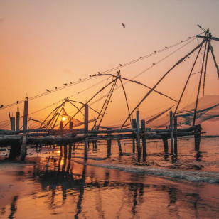 Reti cinesi a Fort Kochi