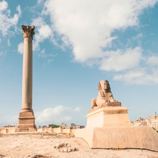 Colonna di Pompeo, Alessandria