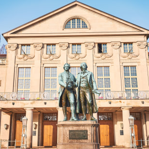 Monumento a Goethe-Schiller, Weimar