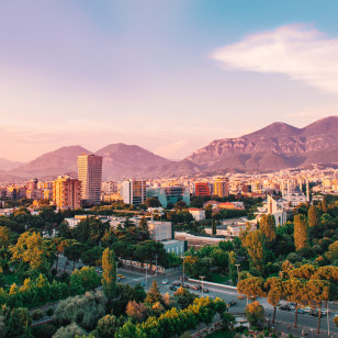 Panorama di Tirana