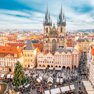 Mercatini di Natale nella Piazza della Città Vecchia di Praga