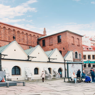 Vecchia sinagoga nel quartiere ebraico di Kazimierz, Cracovia