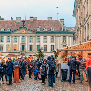 Mercatini di Natale nella Piazza della Città Vecchia di Berna
