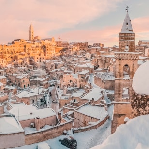 Matera innevata