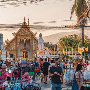 Tha Phae Walking Street, Chiang Mai