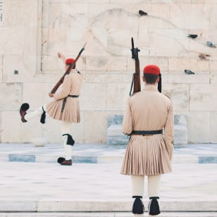 Cambio guardia, Atene