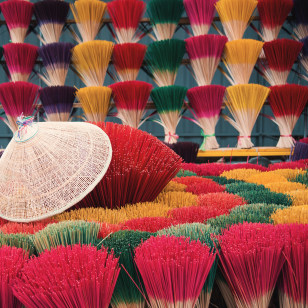 Incenso nel villaggio di Thuy Xuan