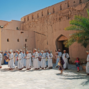 Musicisti a Nizwa