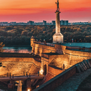 Tramonto al Parco Kalemegdan