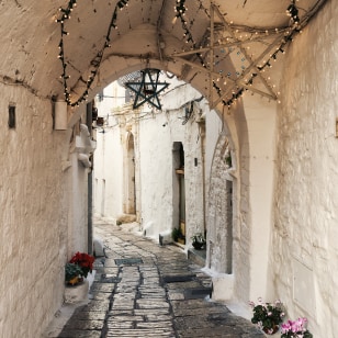 Decorazioni di Natale ad Ostuni