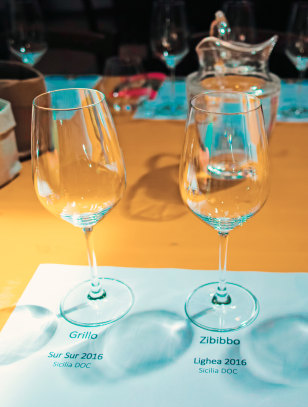 Assaggio del vino di Marsala