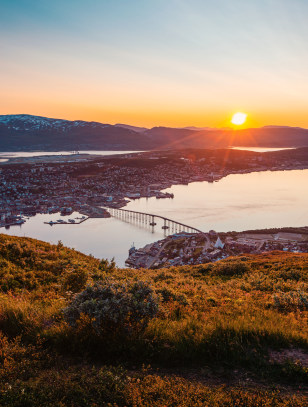 Sole di mezzanotte a Tromsø