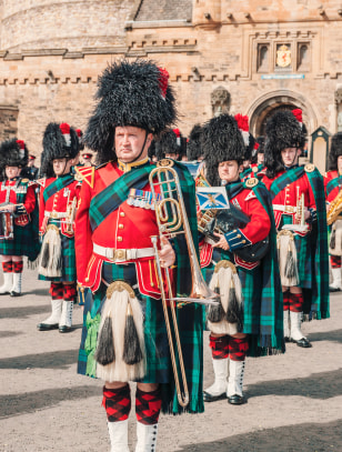 Cambio della guardia al Castello di Edimburgo