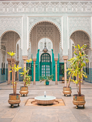 Interno della Moschea di Hassan II, Casablanca
