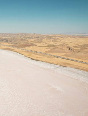 Lago salato Tüz Gölü