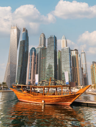 Tradizionale vascello dhow, Dubai