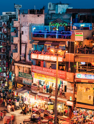 Bazar a Paharganj, Delhi