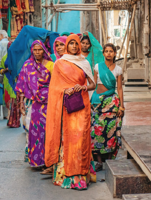 Donne al bazar, Udaipur