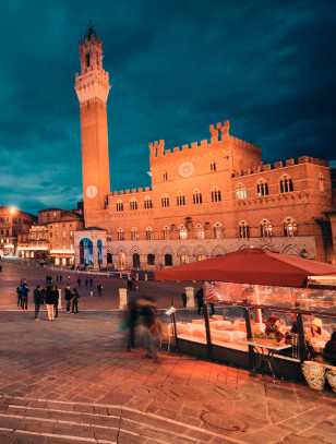 Siena by night