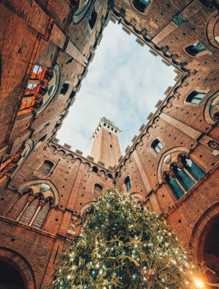 Cortile del Podestà di Palazzo Pubblico, Siena