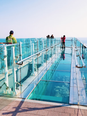 Oryukdo Skywalk, Busan